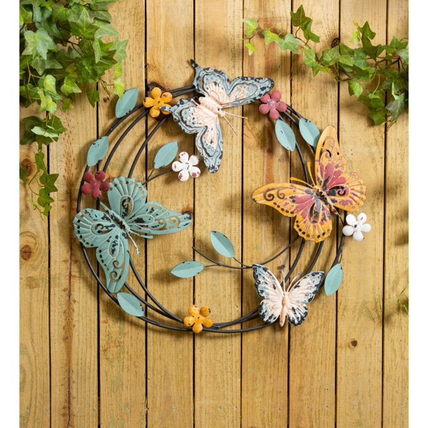 Lark Manor Circling Butterfly Metal Wall Décor Wayfair Canada